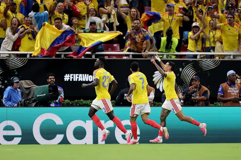 Colombia được đánh giá cao hơn nhờ phong độ tốt